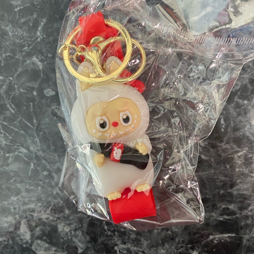 Cute Labubu Coke Keychain